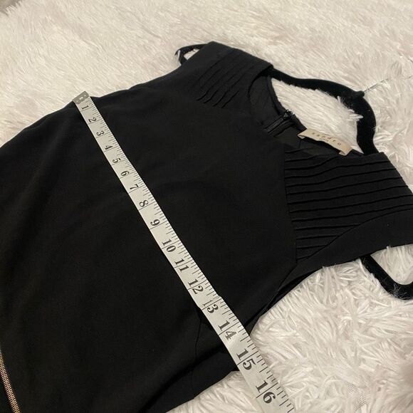 Sandro Paris Ravissante Mini Zipper Dress in Black Medium - Picture 4 of 12